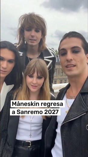 Måneskin regresa a Sanremo 2027 y esto es todo lo que se sabe | #Måneskin #Poptastique
