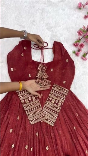 Beautiful Anarkali Suit Try-On | Festive & Wedding Look #youtubeshorts #ethnicwear #onlineshopping