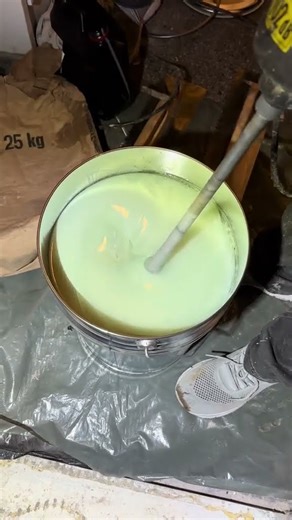 Wet Cement Mixing Process — Super Smooth & Even Texture!