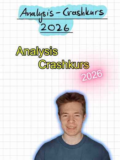 Analyse-Crashkurs für Abiturienten: Endlich da!