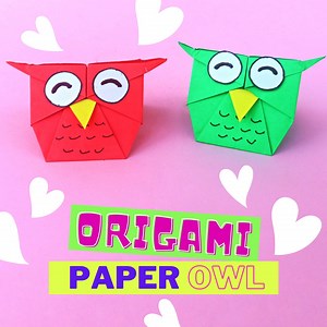 13 reactions · 23 shares | Learn how to make origami paper owl in...