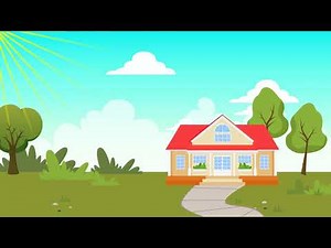 House Home Morning Cartoon - Free Background Loop