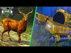 GTA 5: ALL Animal Locations 20/20 & Kraken Submarine (Wildlife Photography)