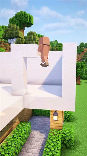 Minecraft Easy Modern House #minecraft