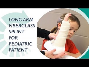 How to splint a broken arm like a pro! Step-by-step Long Arm Fiberglass Splint