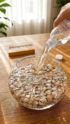 DIY Spider Plant Shell Terrarium | Elegant No-Soil Decor Idea