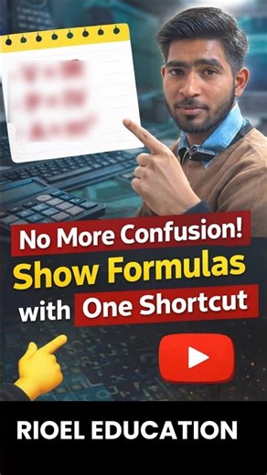 No More Confusion! Show Formulas with One Shortcut