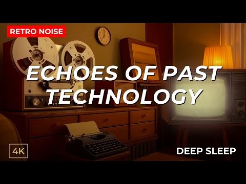 Vintage Electronics Soundscape | 4 Hours | Tranquil Nostalgic Atmosphere