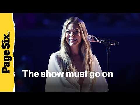 LeAnn Rimes runs off stage after her teeth fall out mid-concert