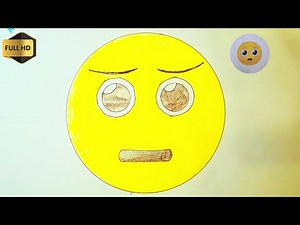 How to draw Emoji easy. Drawing Emoji step by step.