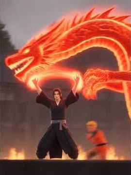 Itachi fight naurto Itachi use super power and spawn red fire dragon 🐉 