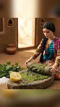 Miniature Doll Makes Crispy Samosa with Green Chili Chutney | Cozy Village Kitchen ASMR