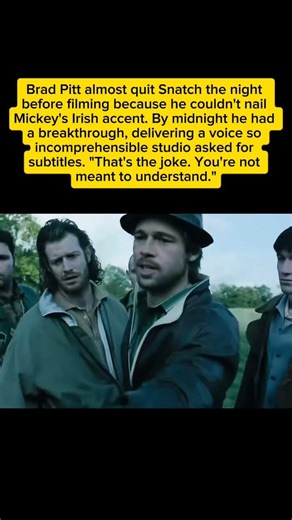 Brad Pitt’s “Unintelligible” Accent Was ON PURPOSE 😳