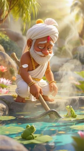 “मेंढक की चेतावनी | The Warning Croak” | #shorts #motivation