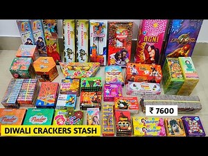 Diwali New Crackers Stash Unboxing | Diwali Stash Video