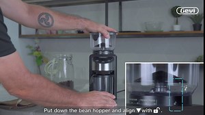 Gevi Burr Coffee Grinder, Adjustable Burr Mill with 35 Precise Grind Settings, Electric Coffee Grinder for Espresso/Drip/Percolator/French Press/American/Turkish Coffee Makers, 120V/200W, Black