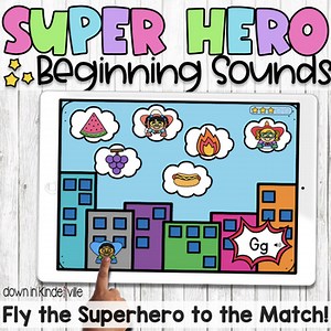 Superhero Phonics Boom Cards | Distance Learning