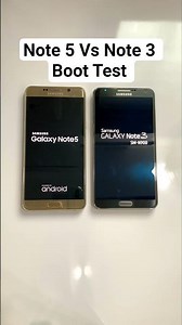 Samsung Galaxy Note 5 Vs Note 3 Boot Test #shorts #youtubeshorts