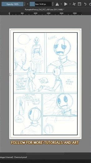 Comic Panels in Krita: 1 Minute Tutorial