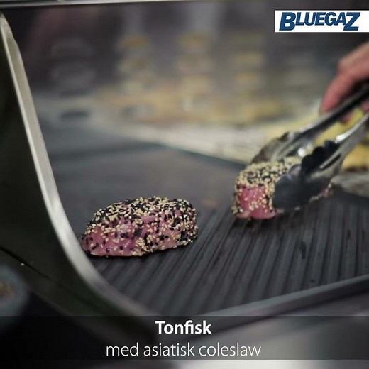 Shorts | Grillad tonfisk med asiatisk coleslaw | Bluegaz