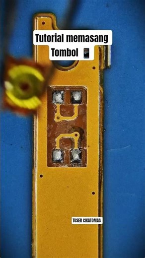 cara memasang tombol yang berbeda jalur #smartphone #servishp