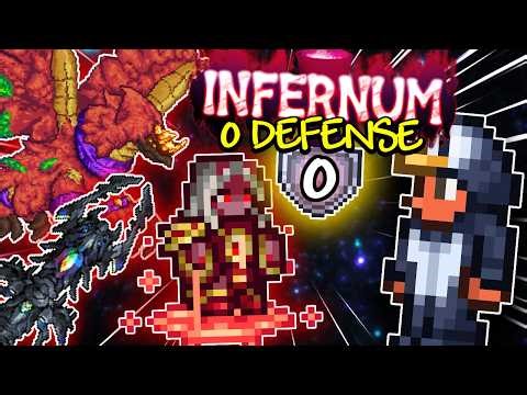 I Beat Terraria Infernum Mode With NO DEFENSE
