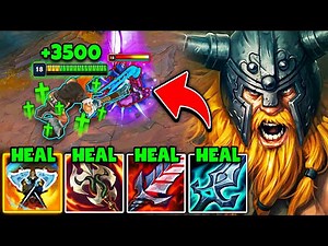 I played the forbidden Lifesteal Olaf build and every auto heals me to full
