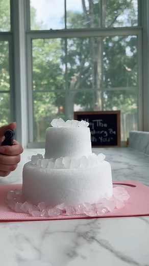 205K views · 2.6K reactions | 36.Ice Birthday Cake  #birthday #iceeating #asmr #icecake #icetok #snow #cake #birthdaycake | Dylan Hodges | Facebook