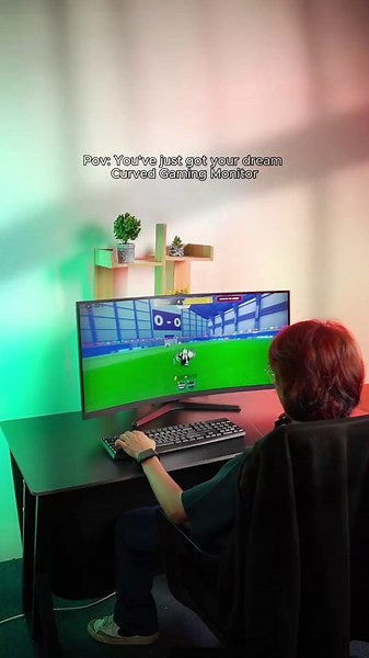 POV: Nakuha mo na yung dream curved gaming monitor mo 😳🔥 Iba talaga pag ultrawide na🖥. The Koorui 34E6UC na equipped nang 180Hz Refresh rate at 34-inches screen display para sa mas malinaw at immersive na streaming at gaming! #ultrawidemonitor #Kooruimonitor #KooruiPhilippines #gaming #gamingmonitor #techtok #ValorantPH #gamingpc #SetupUpgrade #monitor #koorui34e6uc #FYP #viral #Summer