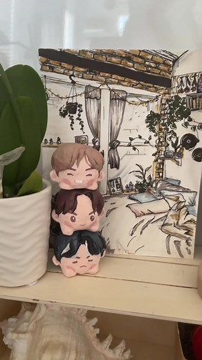 Creating Adorable Clay Figures with Magnets for Stacking