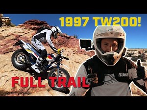 Yamaha TW200 Takes on 5 Miles of Hell - Full Trail POV