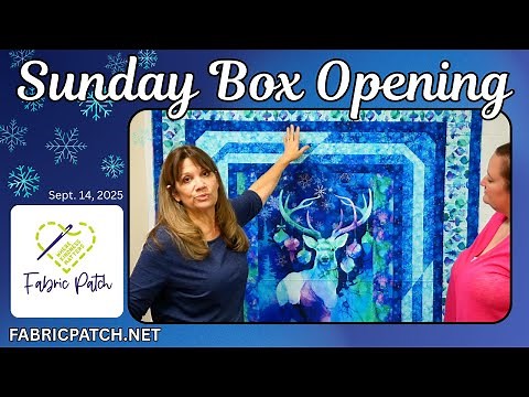 Sunday Box Opening - FULL of beautiful new fabric and new "convenience" cloth....