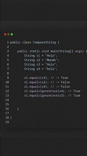 Aprende a comparar dos cadenas de texto en java