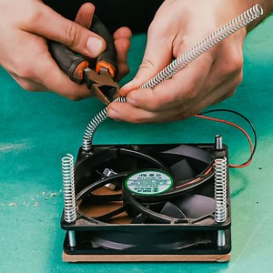 Recycle an Old Computer Fan and DIY a Handy Tool Thanks for watching! Please be aware that this video is for entertainment purposes only and techniques shown should not be attempted at home! | Crafty School