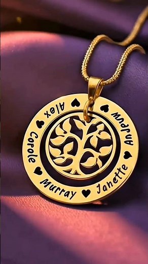 Family Tree Necklace #jewelry