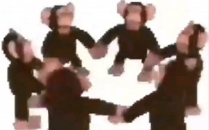 Happy monkey circle