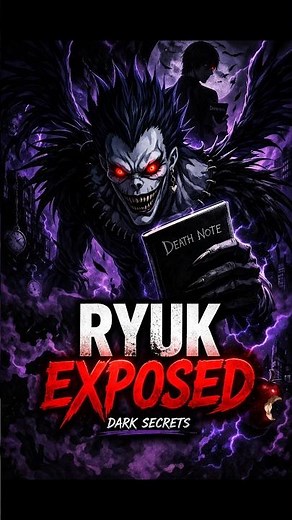 Ryuk EXPOSED 😈 | 5 Twisted Facts About Death Note’s Shinigami#anime