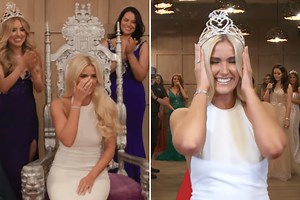 Stunning sepsis survivor fights back tears as she's crowned Miss Scotland 2021