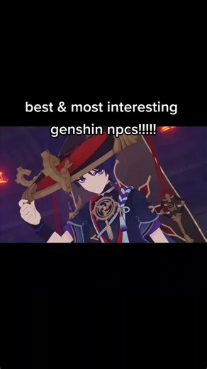 notice how huffman and baizhu aren't here? yeah😆 #genshinimpact #nonbinaryscara