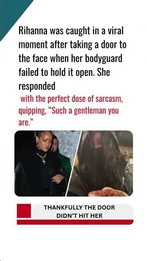 Rihanna’s Savage Response After Bodyguard Fails at One Job