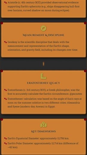 Shape, Size, and Dimensions of the Earth