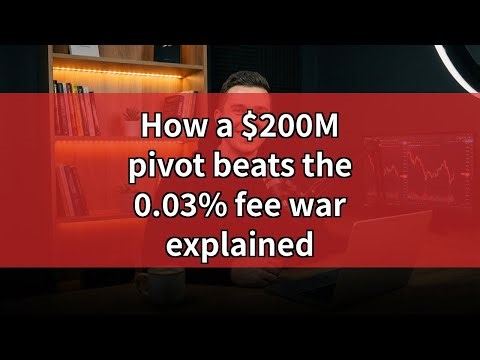 [Deep Dive] WisdomTree’s $200M Pivot to Escape the ETF Fee War