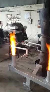 Project Biomass Gasifier double burner