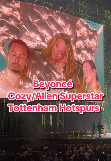 #Renaissance 🪩 Cozy/Alien Superstar live at #TottenhamHotspurStadium ❤️ This concert has been everything. 🥹 #Beyoncé #CowboyCarterTour #CowboyCarter #London