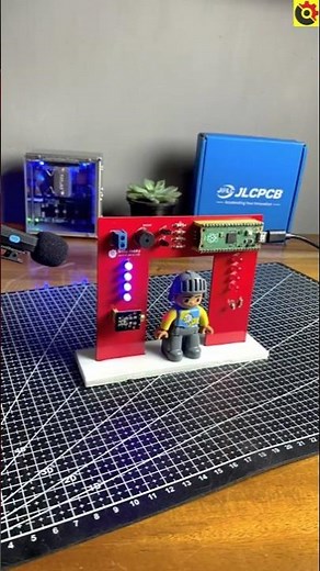 Laser Beam Alarm Security System with Raspberry Pi Pico #jlcpcb #raspberrypi ‪@sritu_hobby‬