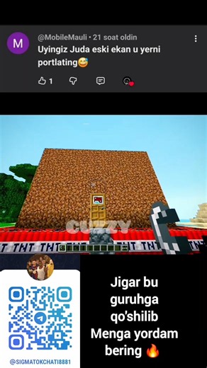 "Jigar, endi uyim Yo'q"