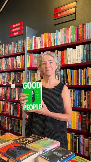 This week Fiona is recommending this brilliantly thought-provoking novel... Good People by Patmeena Sabit (@patmeenasabit) 💌 Zorah Sharaf’s friends know her as witty, confident, obsessed with Paris; Zorah Sharaf’s family know her as their beloved daughter and sister; Zorah Sharaf’s community know her as a selfish girl intent on dragging her father’s name through the mud. So who is Zorah Sharaf? 👀 Swing by to collect your copy of this sweeping family saga. We’re here until 6pm and here to help!