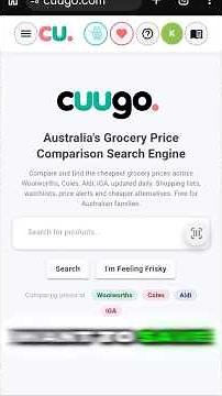 How to find the cheapest groceries in Australia using Cuugo #savingmoney #grocery #savings