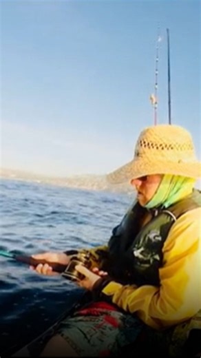 California yellowtail kayak fishing adventure
