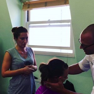 3.8K views · 26 reactions | Here is an adaption for the practitioner, a seated neck manipulation from behind the patient on one side and then from in front of the patient on the other. Osteopathic Spinal Manipulation™® techniques for manual therapists Courses throughout the uk and internationally | OMT Training | Facebook